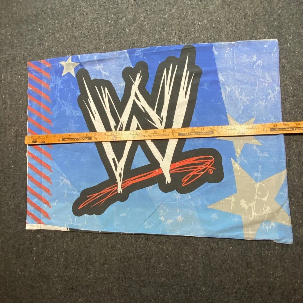 WWE Y2K‎ Vintage Unisex Standard Wrestling John Cena Triple H Graphic Pillowcase